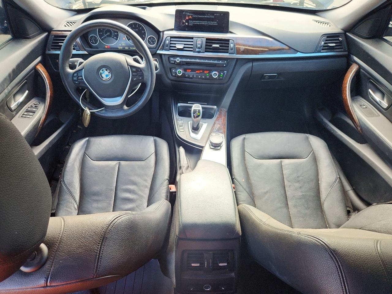 2015 Bmw 335 Xigt Черный vin: WBA3X9C50FD868969