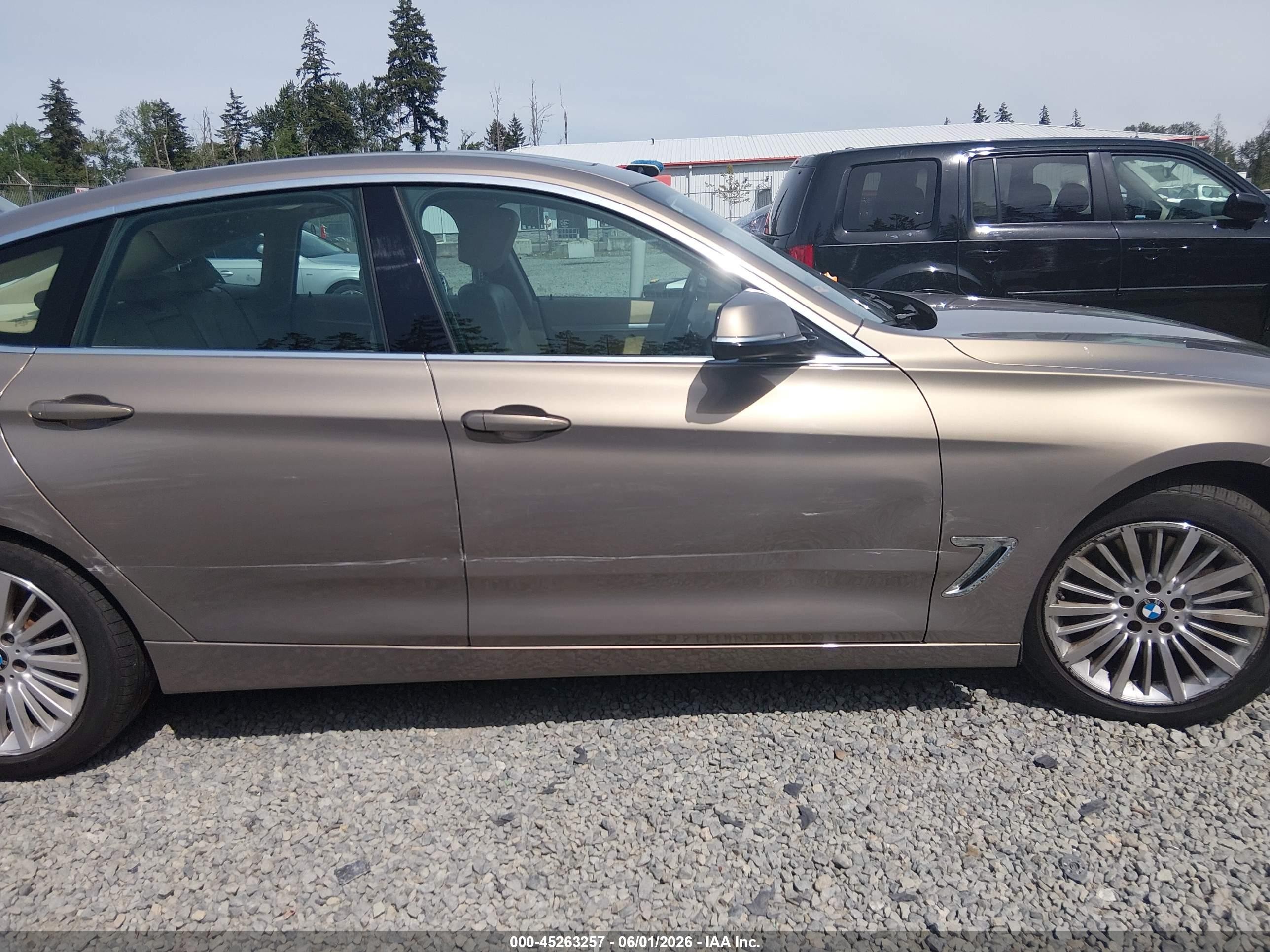 2014 Bmw 335i Gran Turismo Xdrive Gold vin: WBA3X9C53ED153490