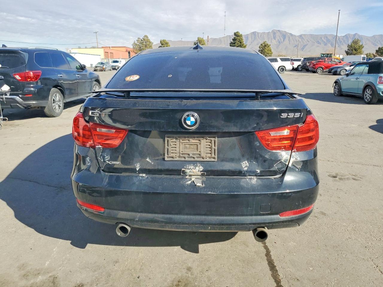 2014 Bmw 335 Xigt Black vin: WBA3X9C54ED153224