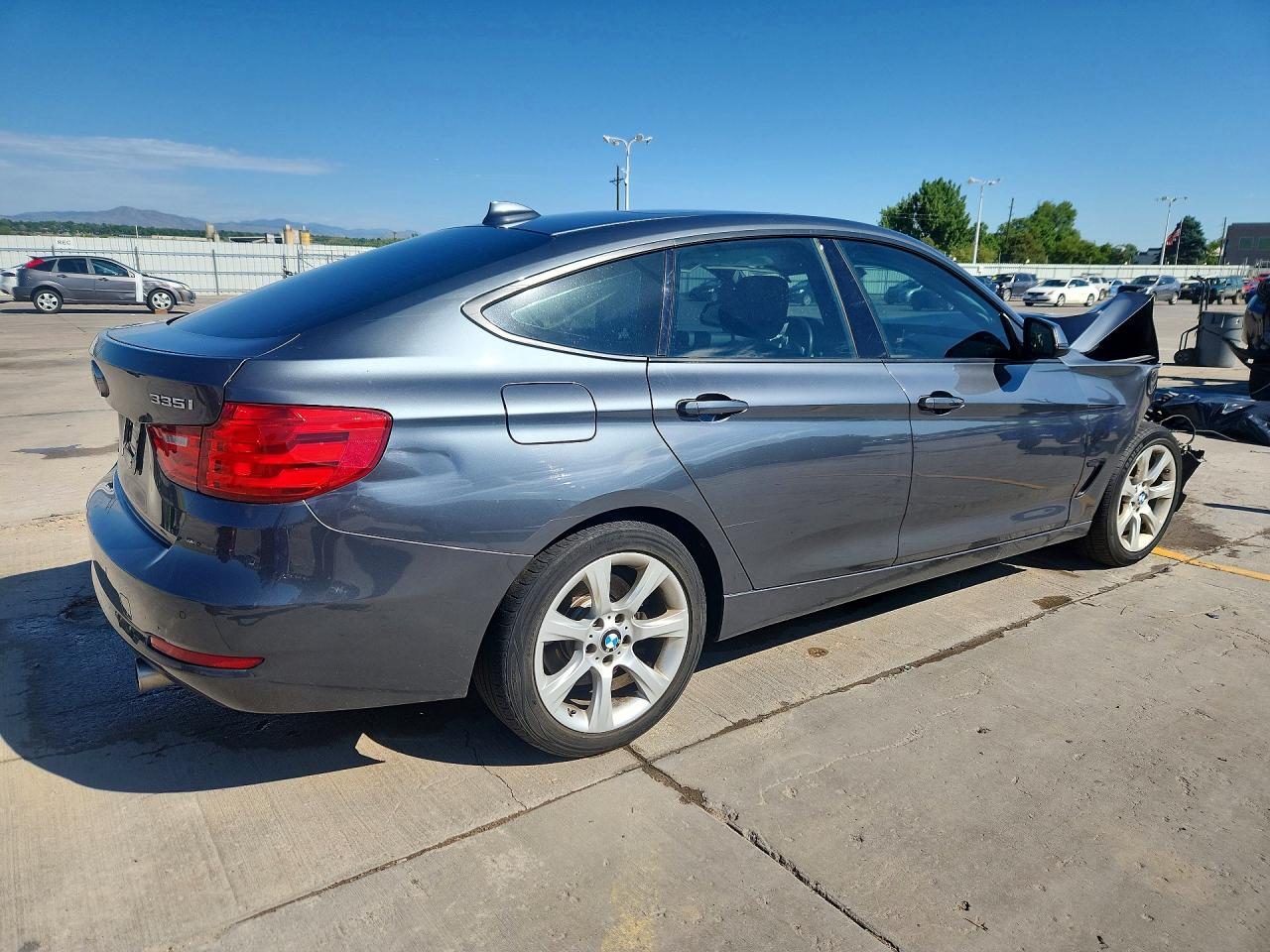 2014 Bmw 335 Xigt Gray vin: WBA3X9C54ED153692
