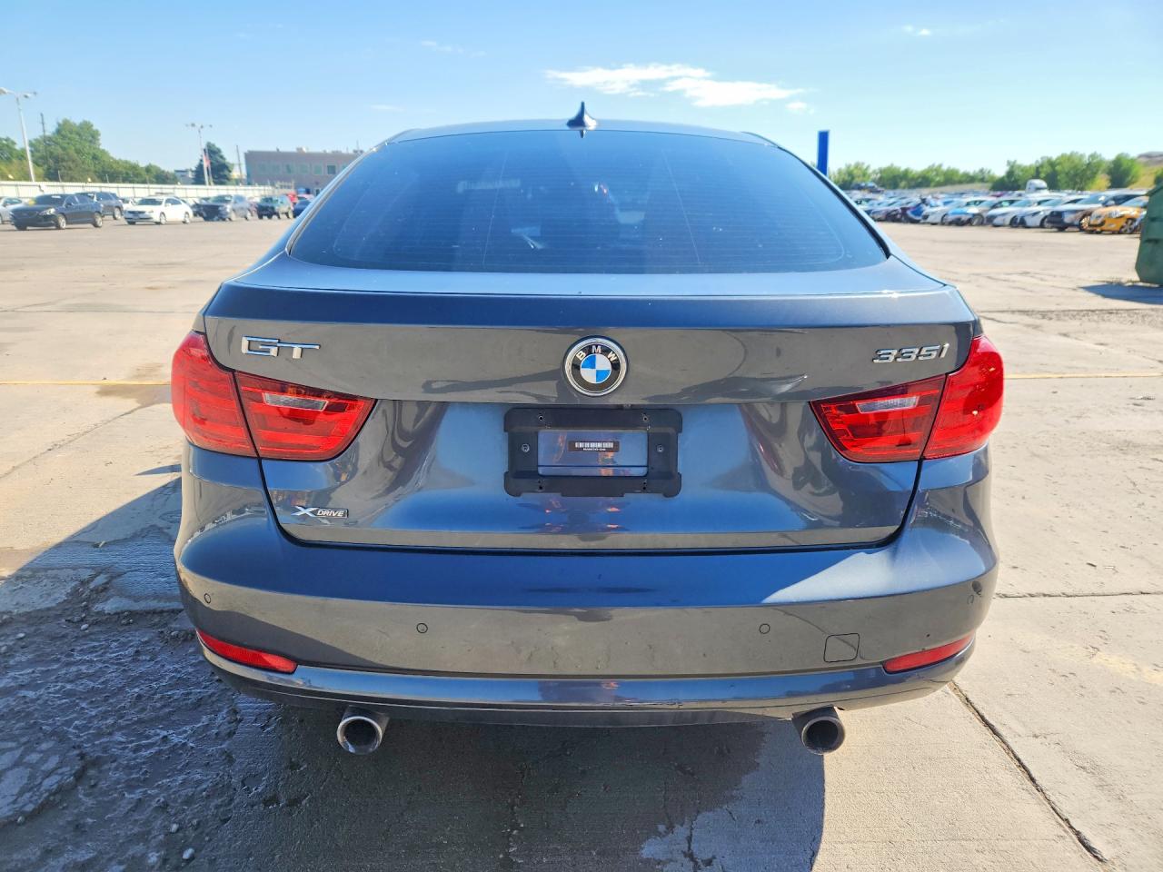 2014 Bmw 335 Xigt Gray vin: WBA3X9C54ED153692