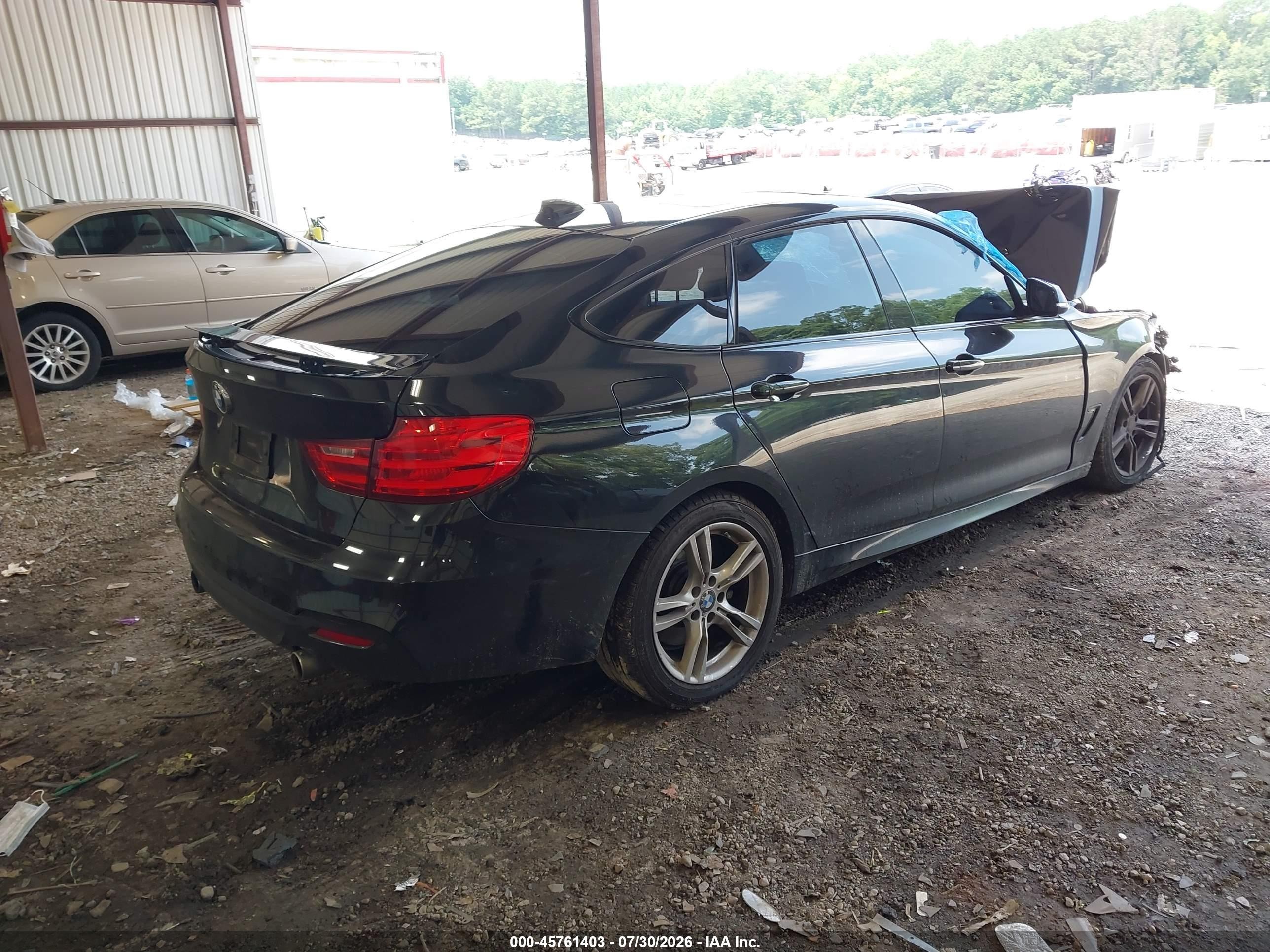 2015 Bmw 335i Gran Turismo Xdrive Gray vin: WBA3X9C55FD868028