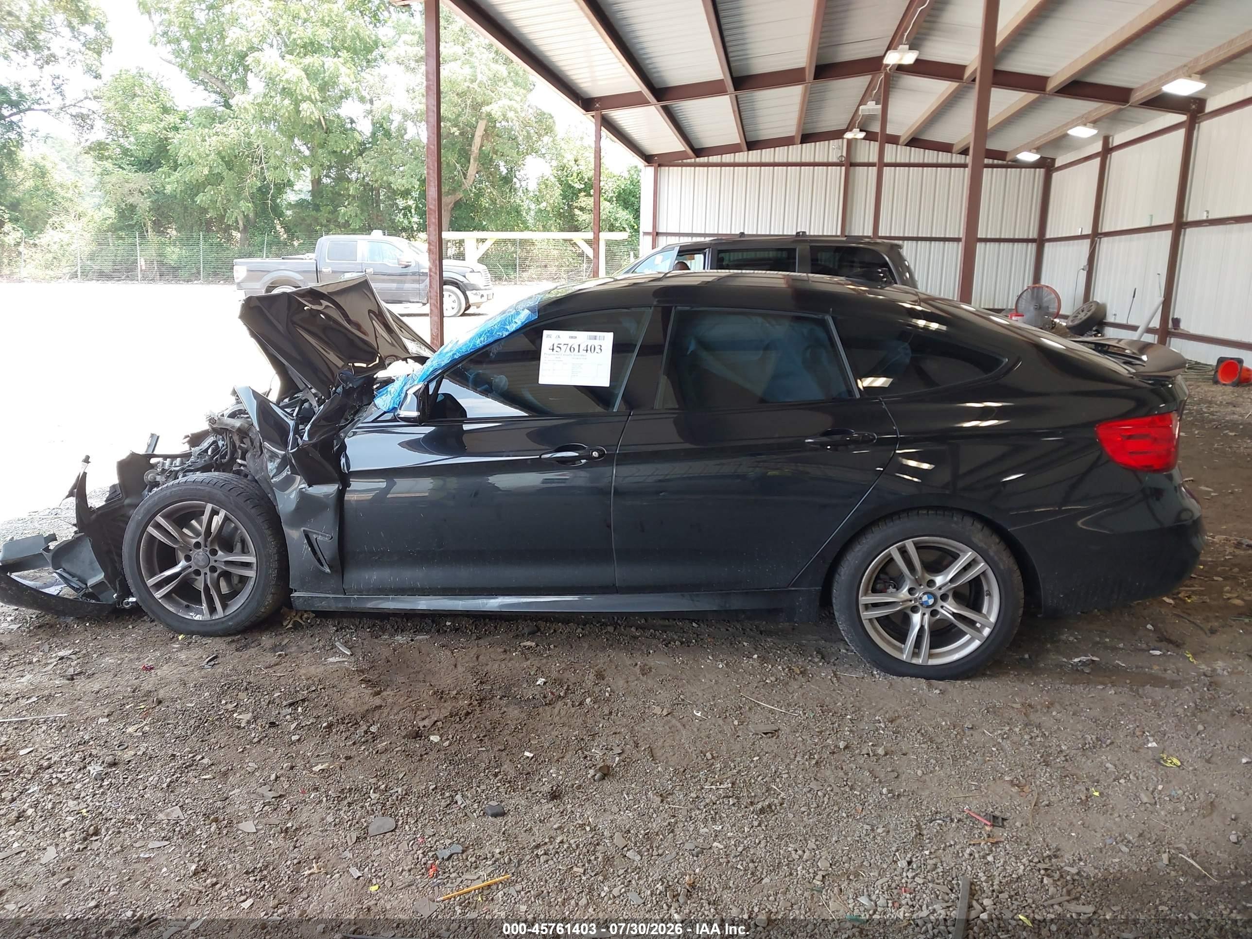2015 Bmw 335i Gran Turismo Xdrive Gray vin: WBA3X9C55FD868028
