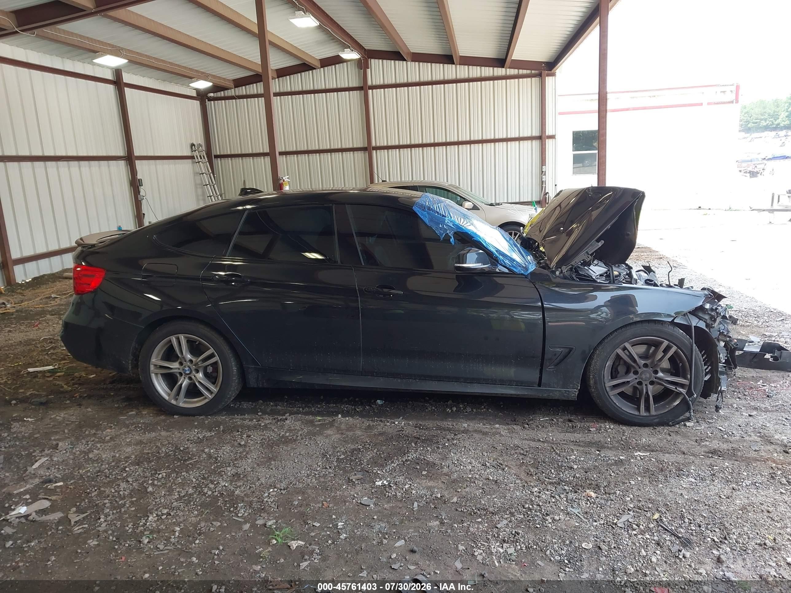 2015 Bmw 335i Gran Turismo Xdrive Gray vin: WBA3X9C55FD868028