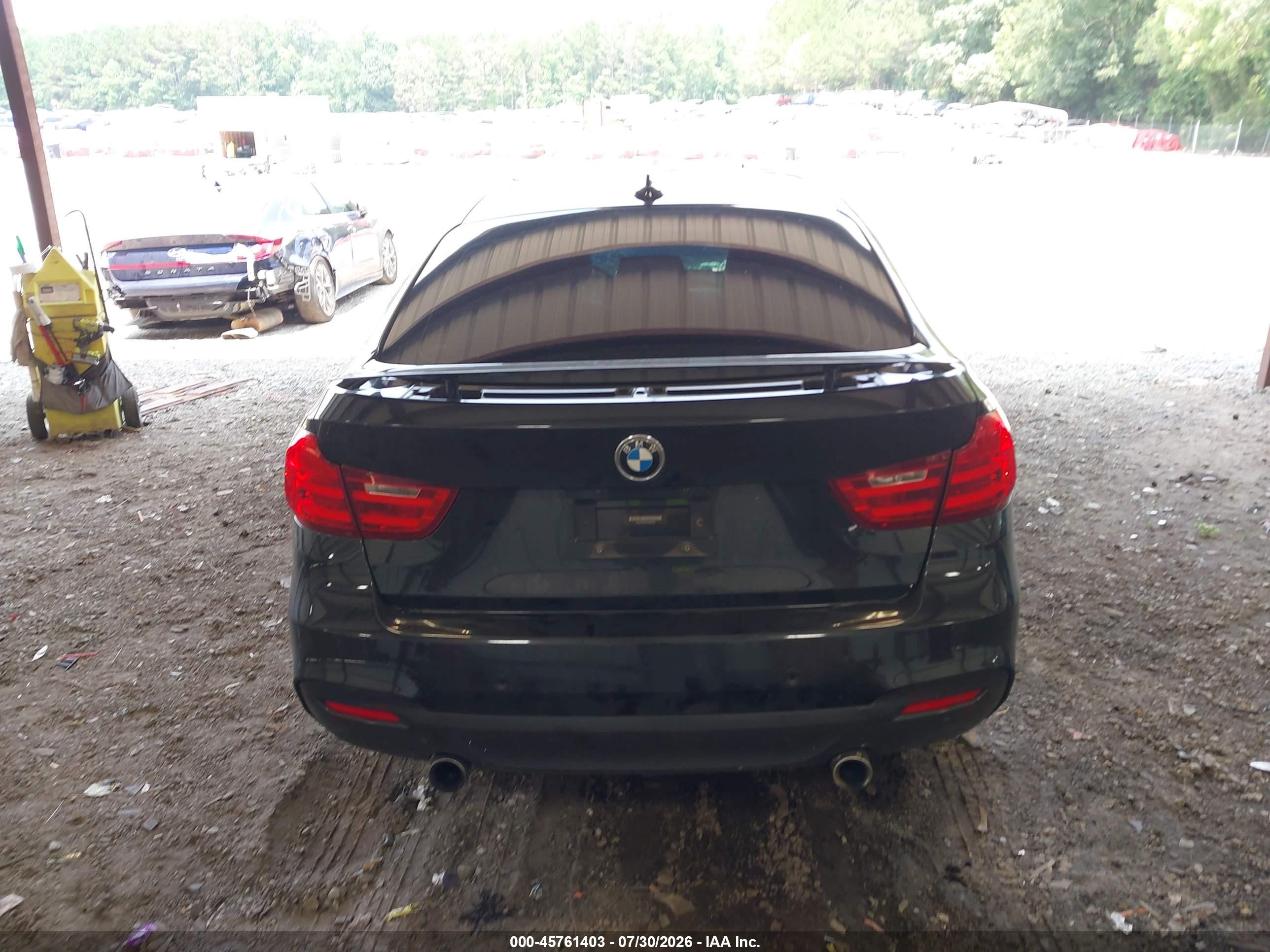 2015 Bmw 335i Gran Turismo Xdrive Gray vin: WBA3X9C55FD868028