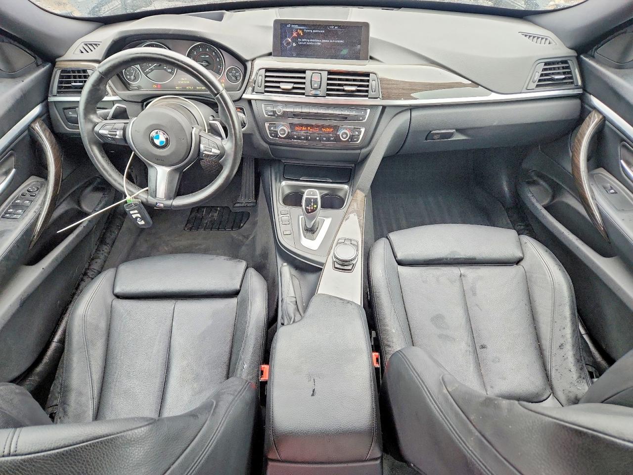 2015 Bmw 335 Xigt Black vin: WBA3X9C57FD868032