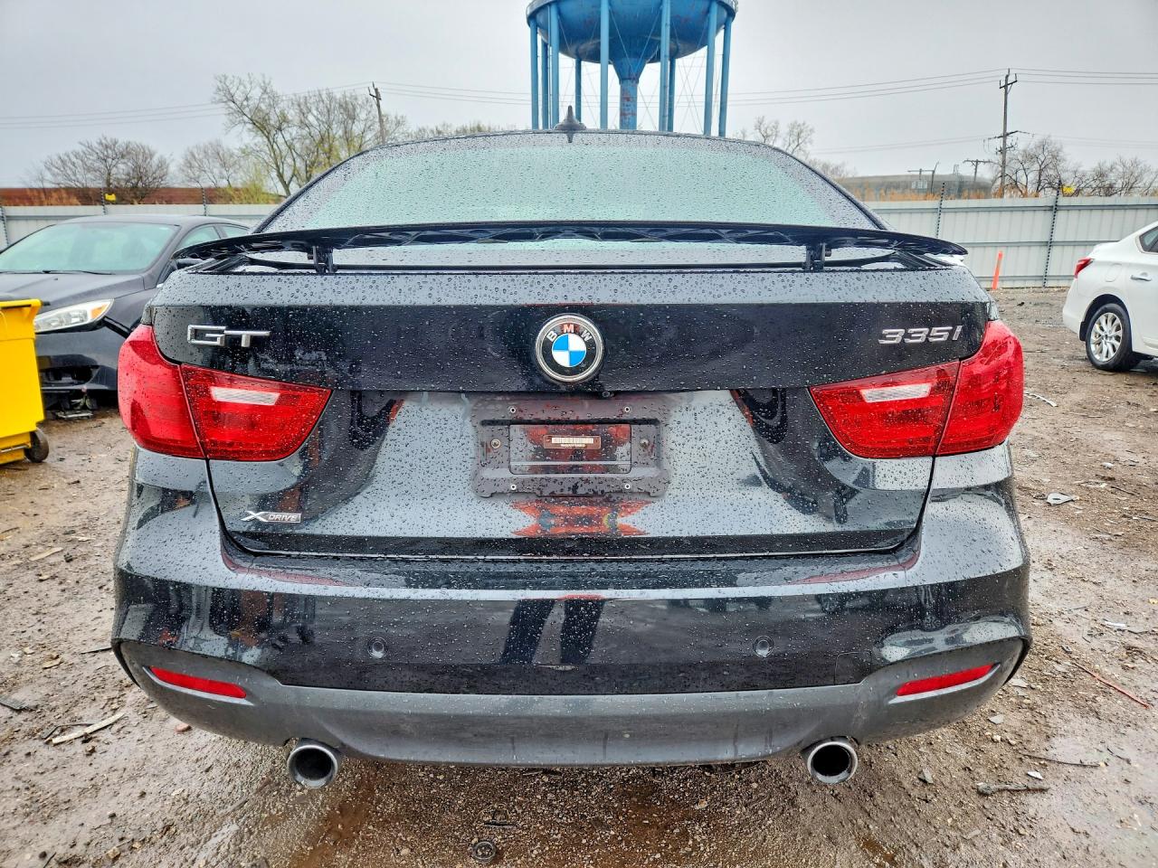 2015 Bmw 335 Xigt Black vin: WBA3X9C57FD868032