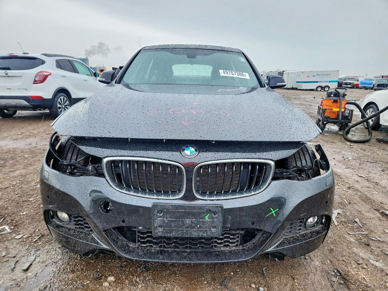 2015 Bmw 335 Xigt Black vin: WBA3X9C57FD868032