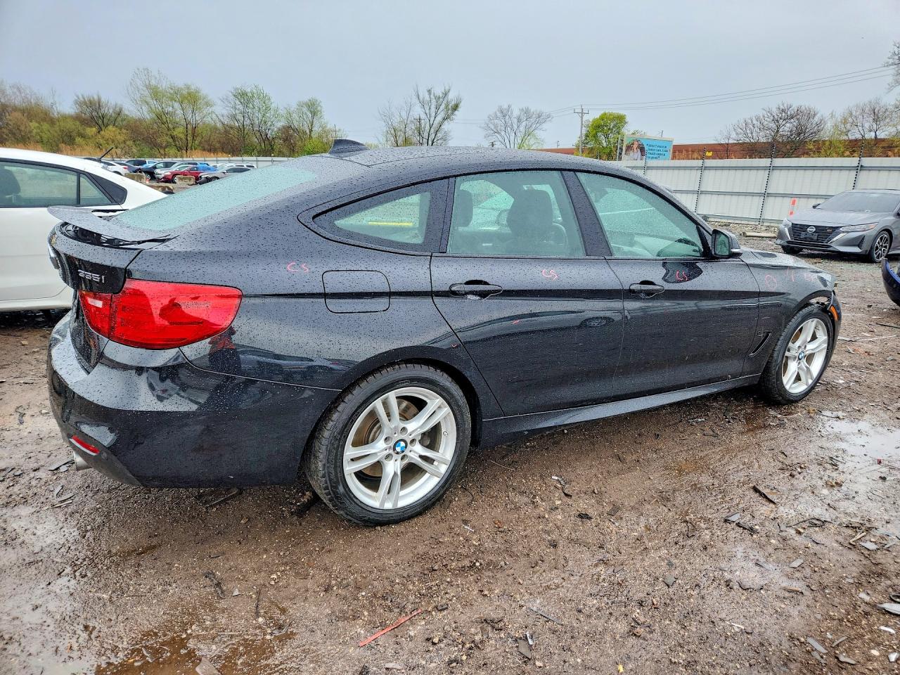 2015 Bmw 335 Xigt Black vin: WBA3X9C57FD868032