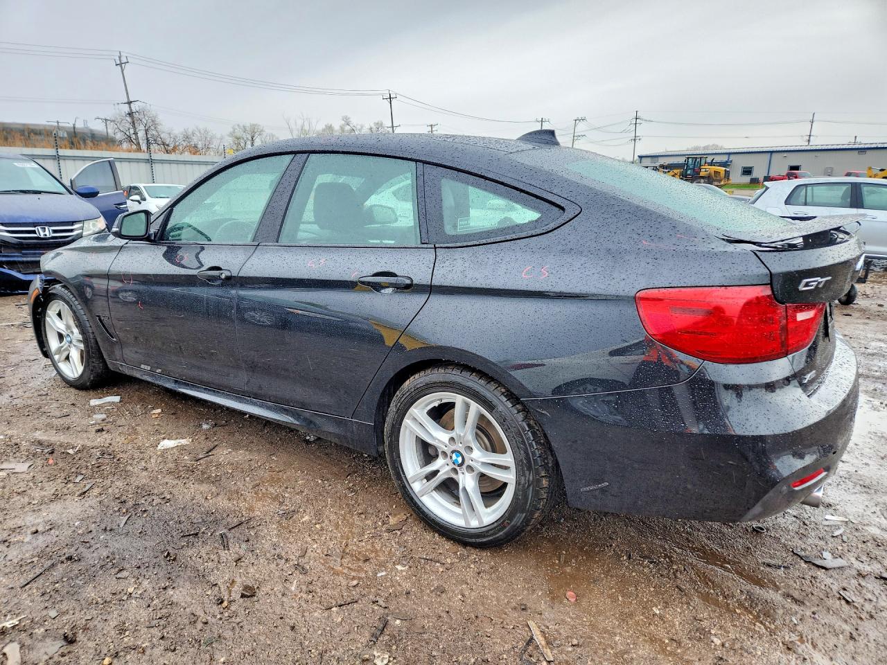 2015 Bmw 335 Xigt Black vin: WBA3X9C57FD868032