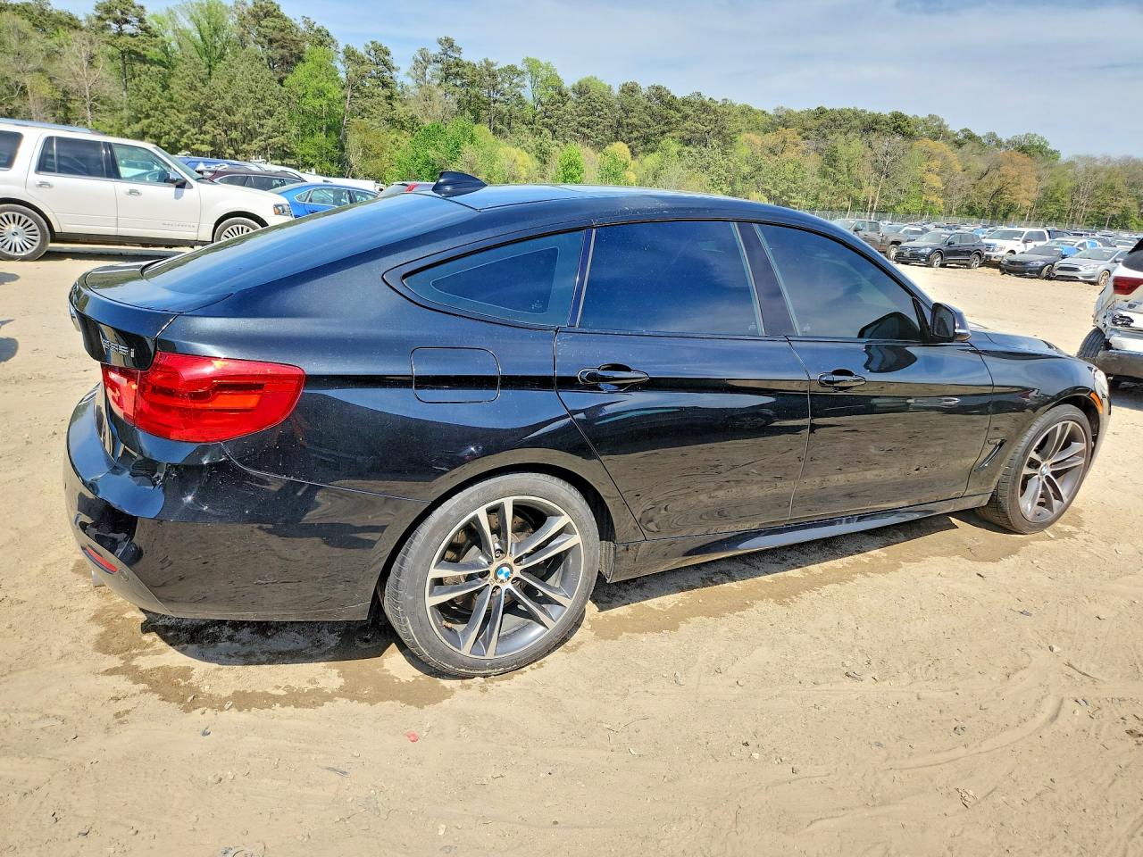 2014 Bmw 335 Xigt Черный vin: WBA3X9C58ED152996