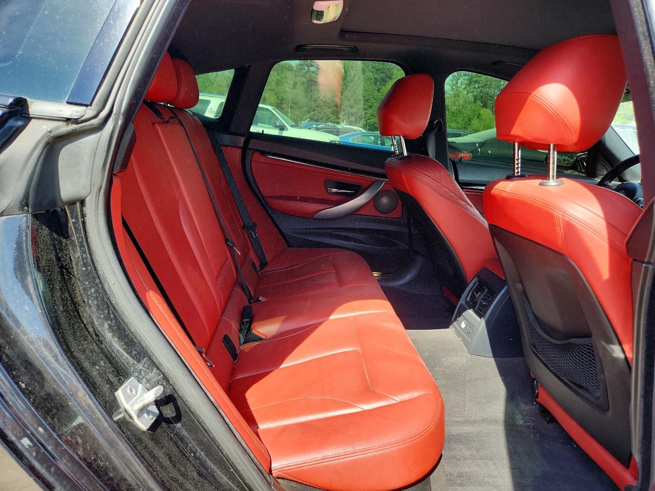 2014 Bmw 335 Xigt Черный vin: WBA3X9C58ED152996