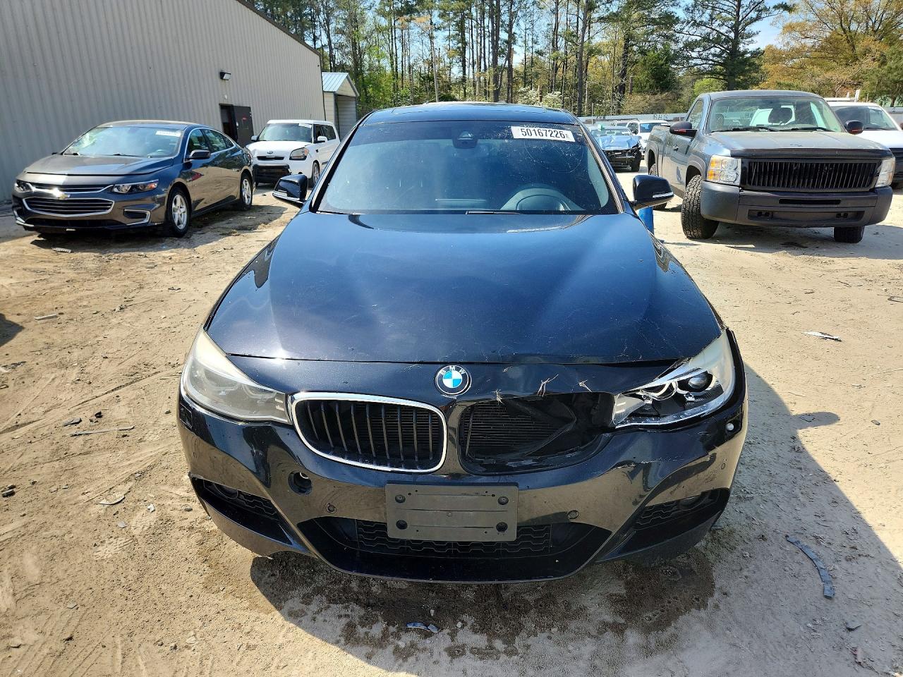 2014 Bmw 335 Xigt Черный vin: WBA3X9C58ED152996