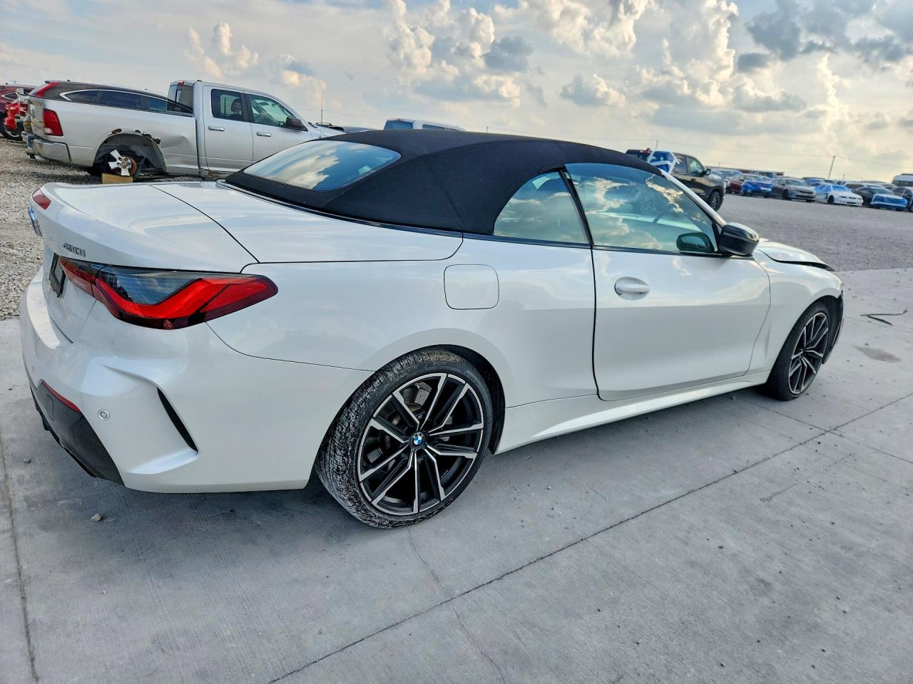 2022 Bmw 430xi White vin: WBA43AT05NCJ51848