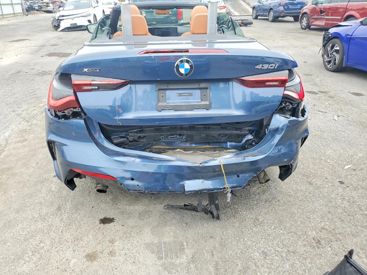 2024 Bmw 430xi Синий vin: WBA43AT05RCR28888