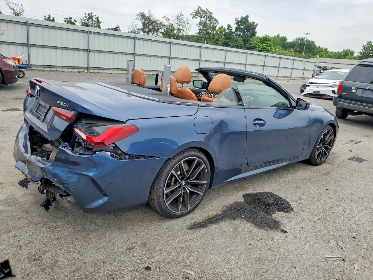 2024 Bmw 430xi Синий vin: WBA43AT05RCR28888