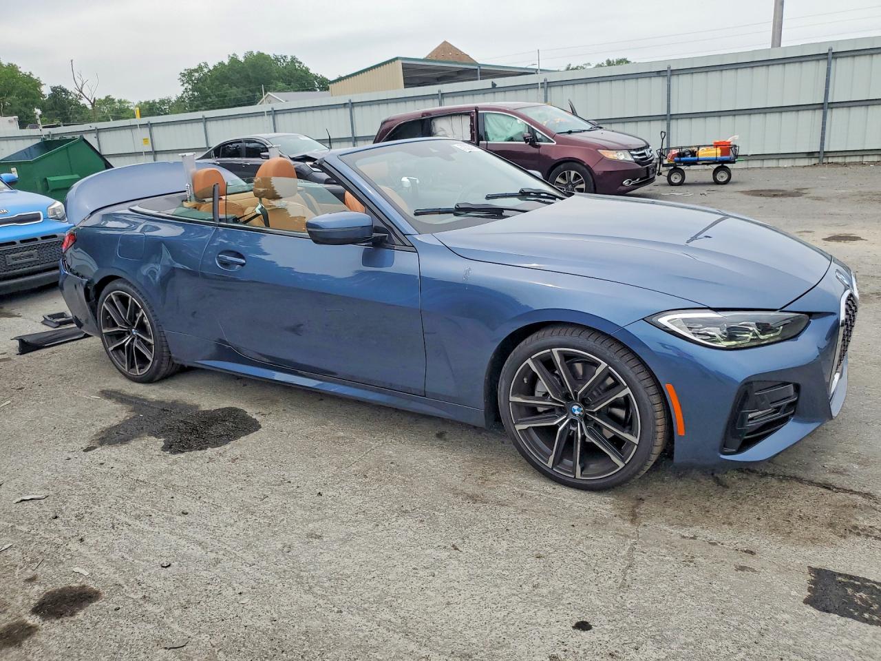 2024 Bmw 430xi Синий vin: WBA43AT05RCR28888