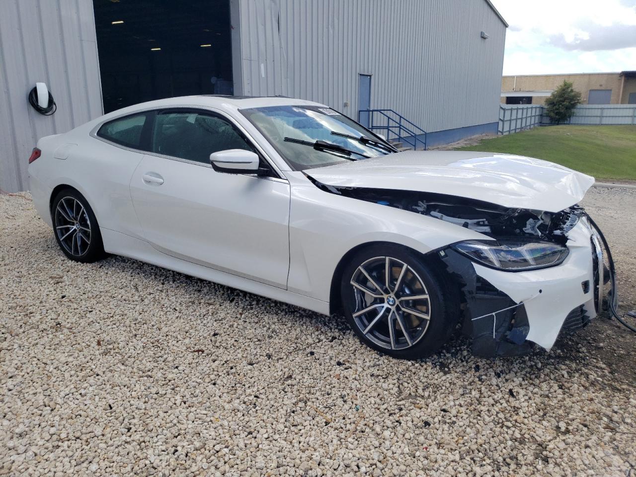 2025 Bmw 430i White vin: WBA43DA08SCT01175