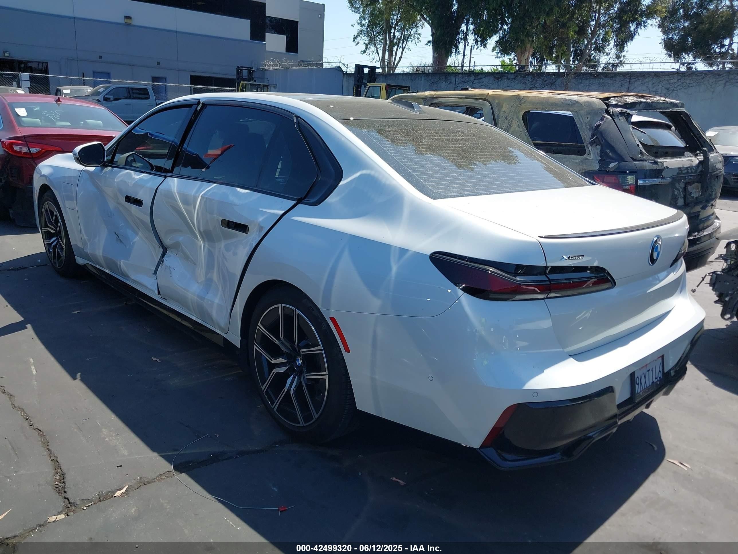 2024 Bmw 750e Xdrive White vin: WBA43EH07RCP32323
