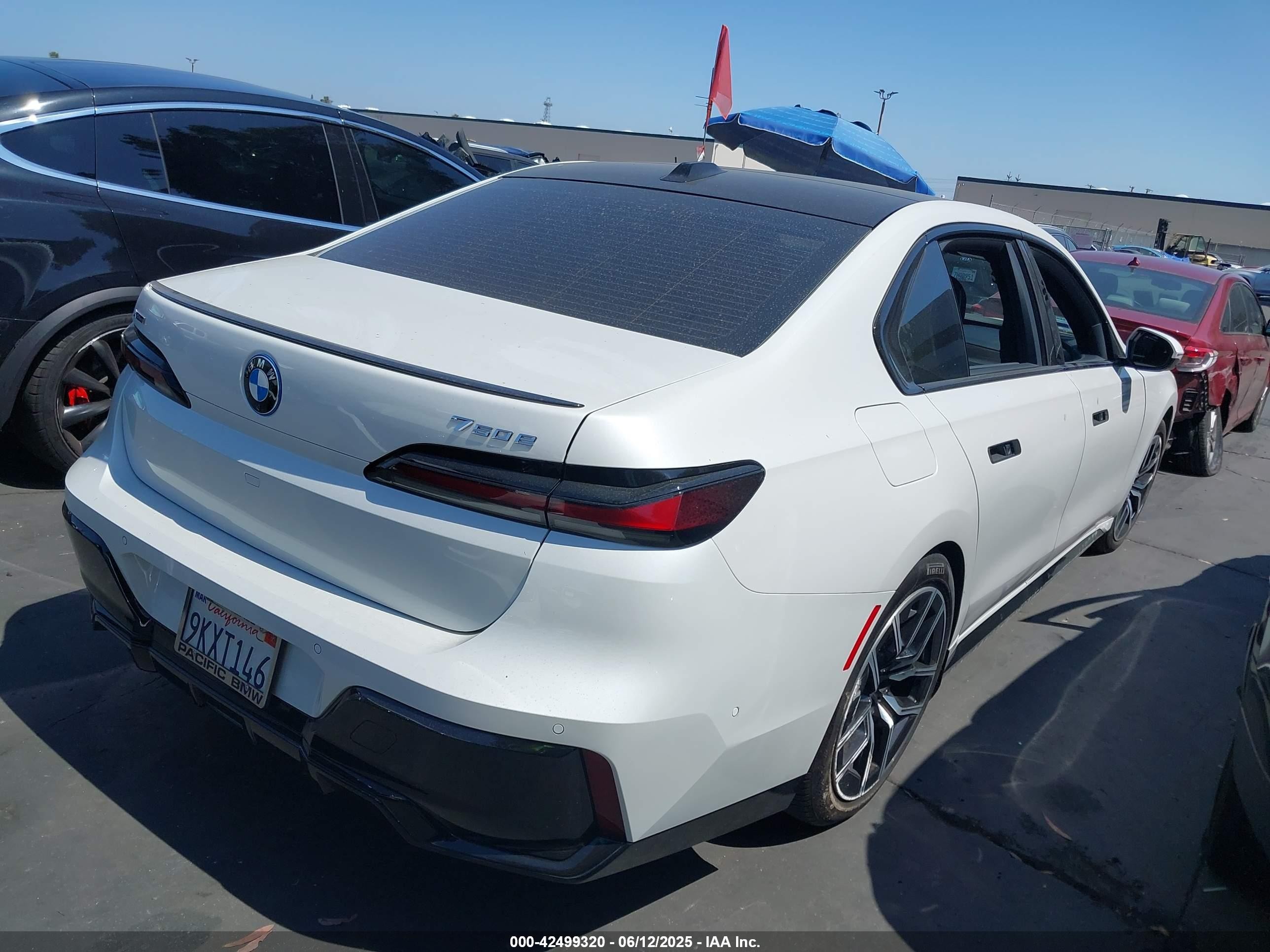 2024 Bmw 750e Xdrive White vin: WBA43EH07RCP32323