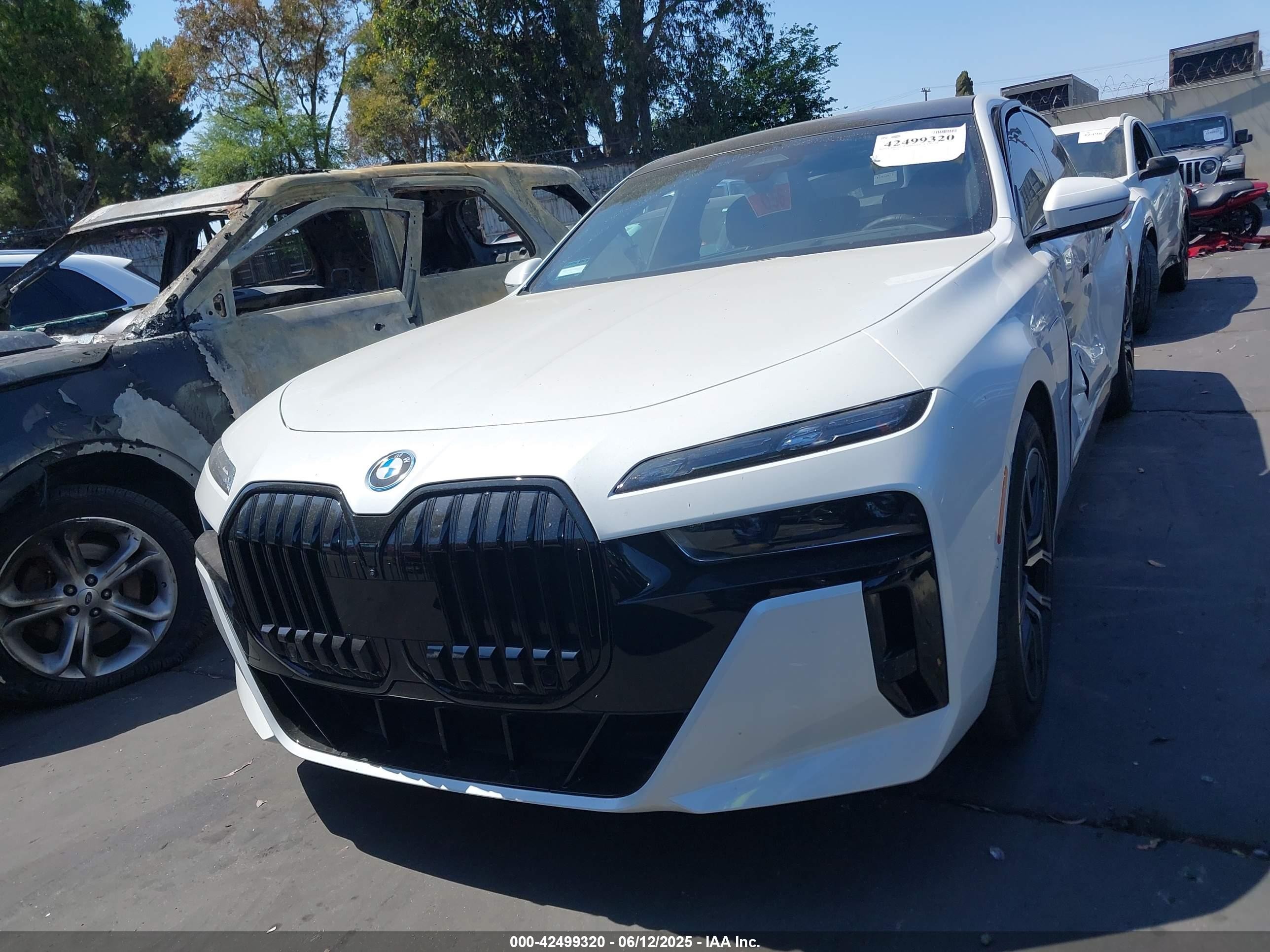 2024 Bmw 750e Xdrive White vin: WBA43EH07RCP32323