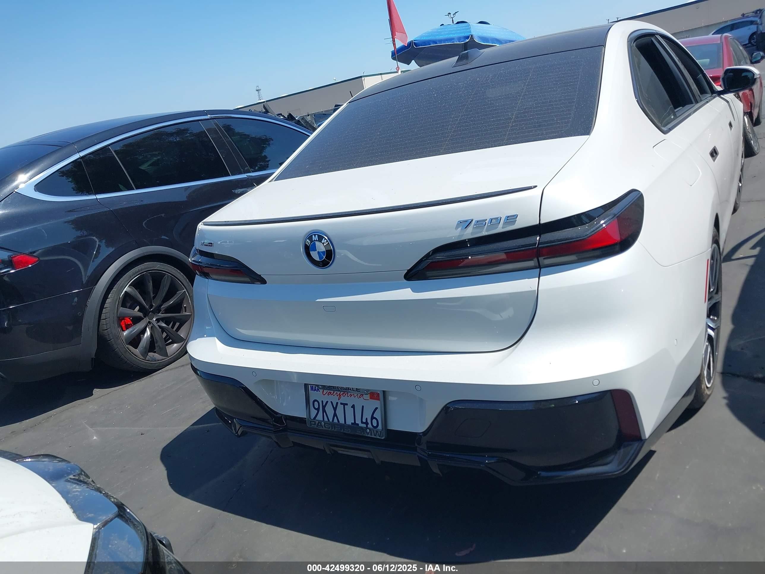 2024 Bmw 750e Xdrive White vin: WBA43EH07RCP32323