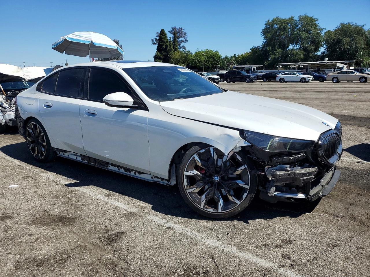 2025 Bmw 530 I White vin: WBA43FJ04SCU23298