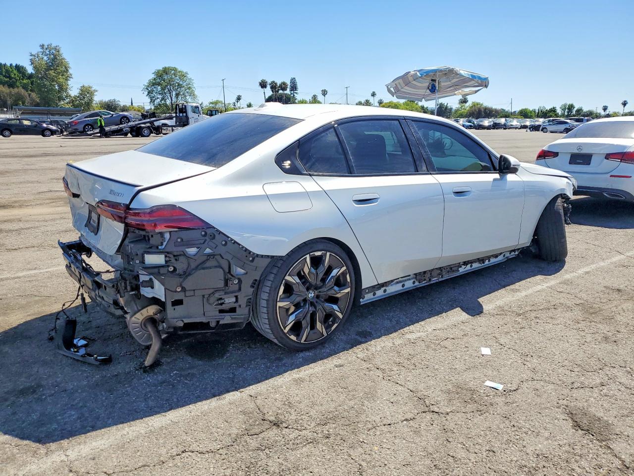2025 Bmw 530 I White vin: WBA43FJ04SCU23298