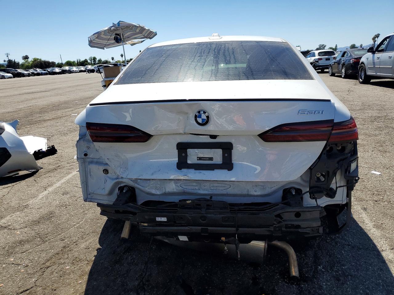2025 Bmw 530 I White vin: WBA43FJ04SCU23298