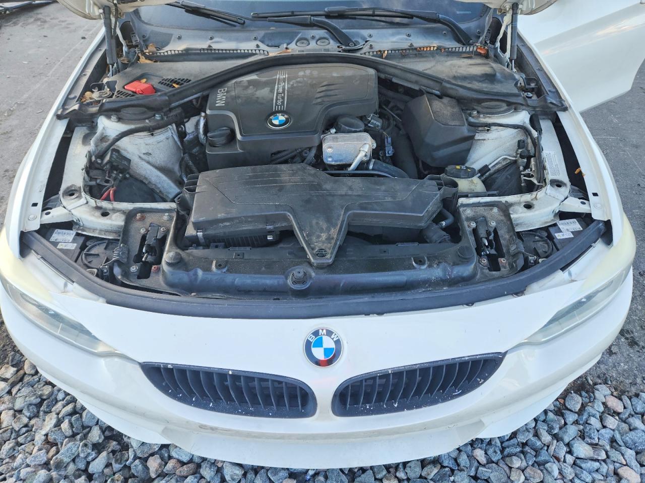 2015 Bmw 428 I Gran Coupe White vin: WBA4A5C50FD410380