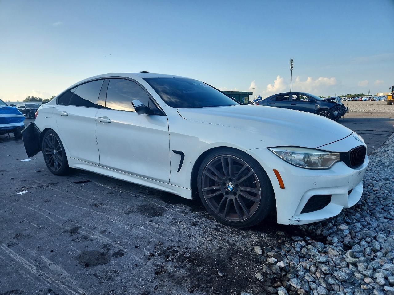 2015 Bmw 428 I Gran Coupe White vin: WBA4A5C50FD410380