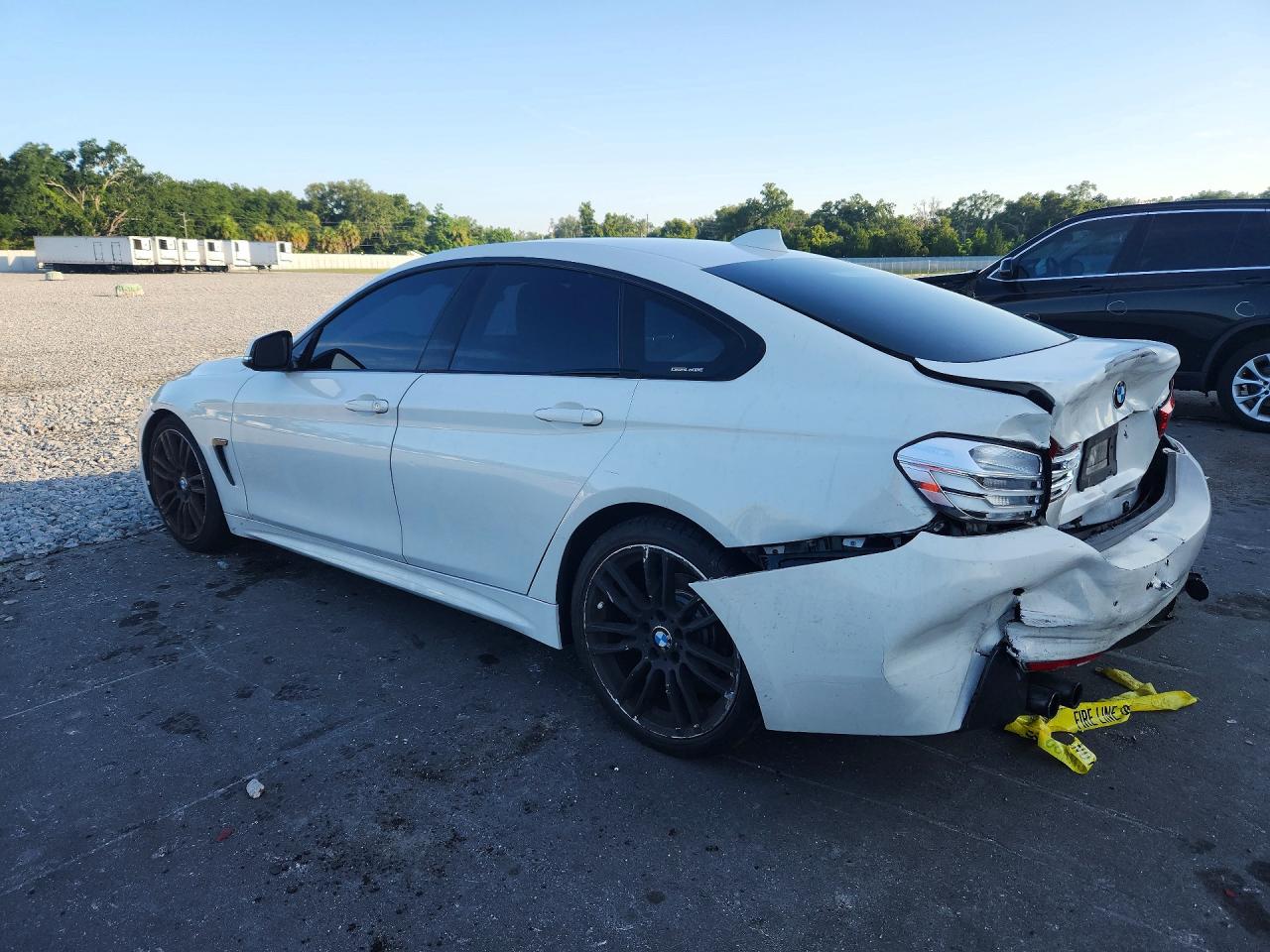 2015 Bmw 428 I Gran Coupe White vin: WBA4A5C50FD410380