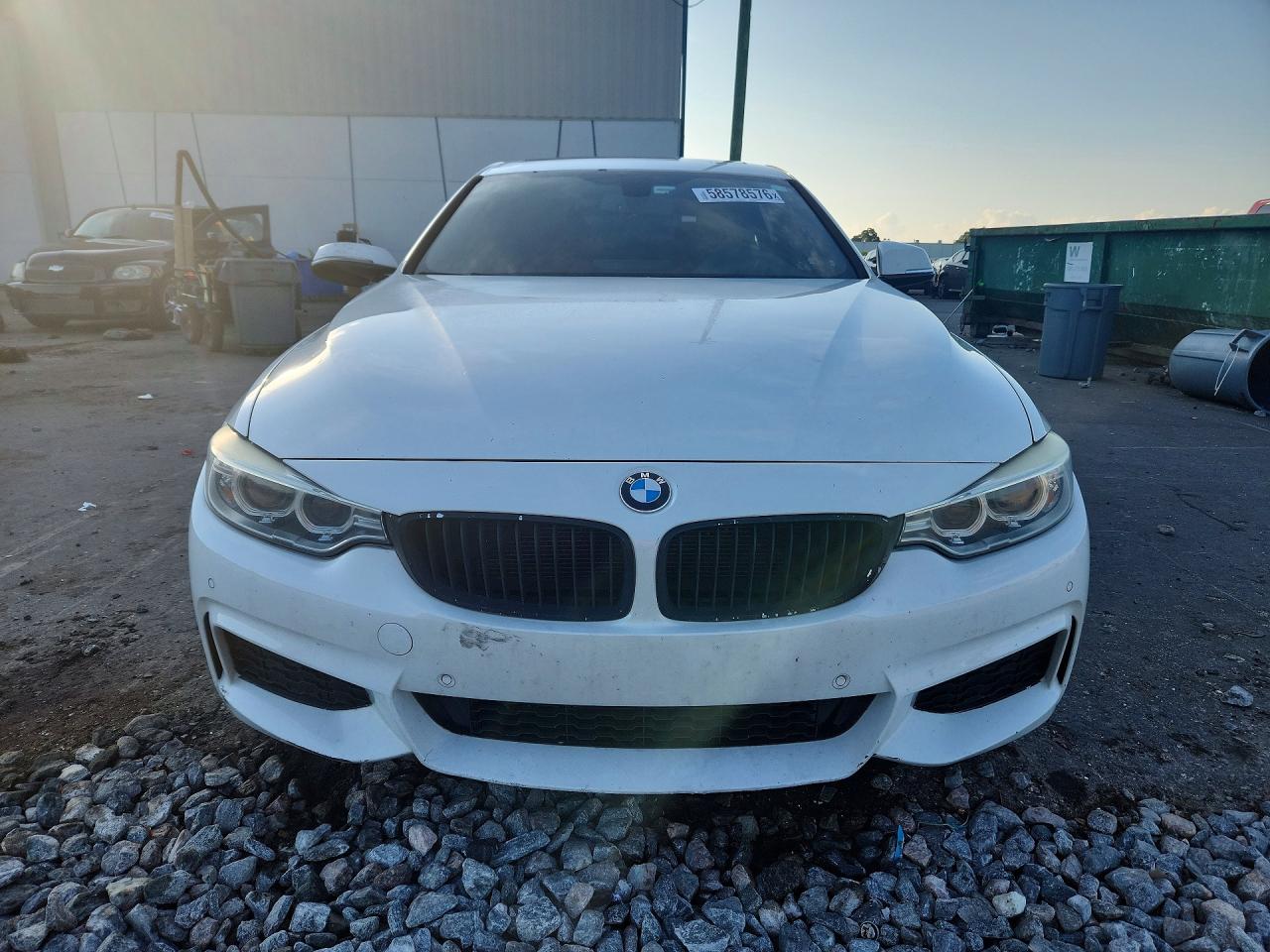 2015 Bmw 428 I Gran Coupe White vin: WBA4A5C50FD410380