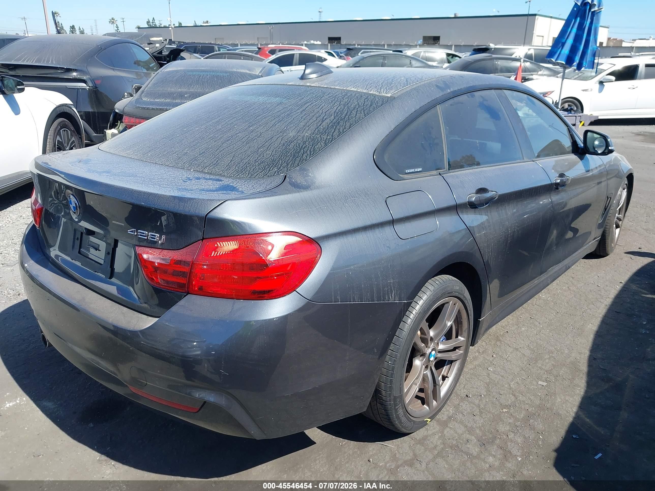 2015 Bmw 428 Gran Coupe Черный vin: WBA4A5C50FGK15457