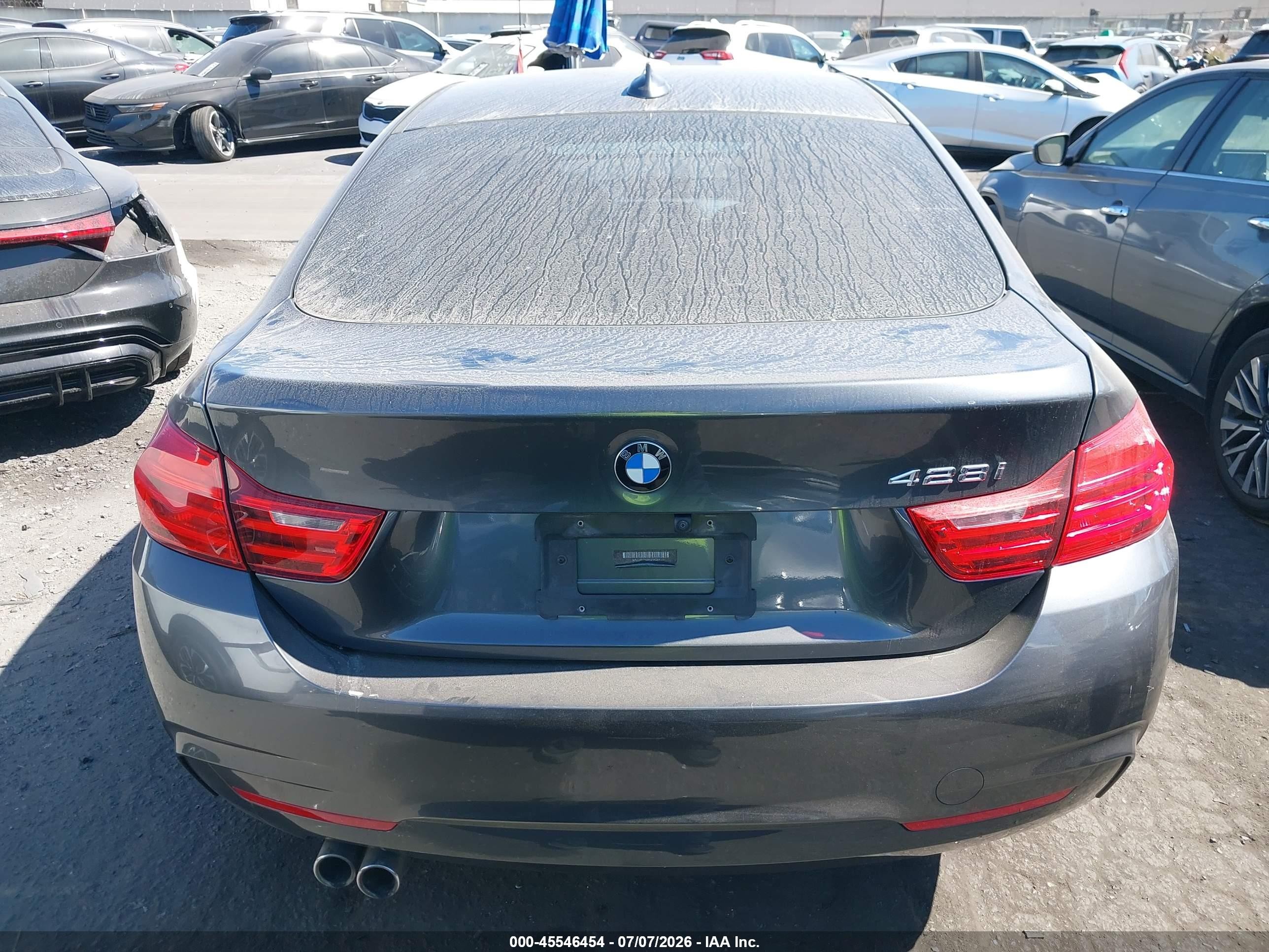 2015 Bmw 428 Gran Coupe Черный vin: WBA4A5C50FGK15457