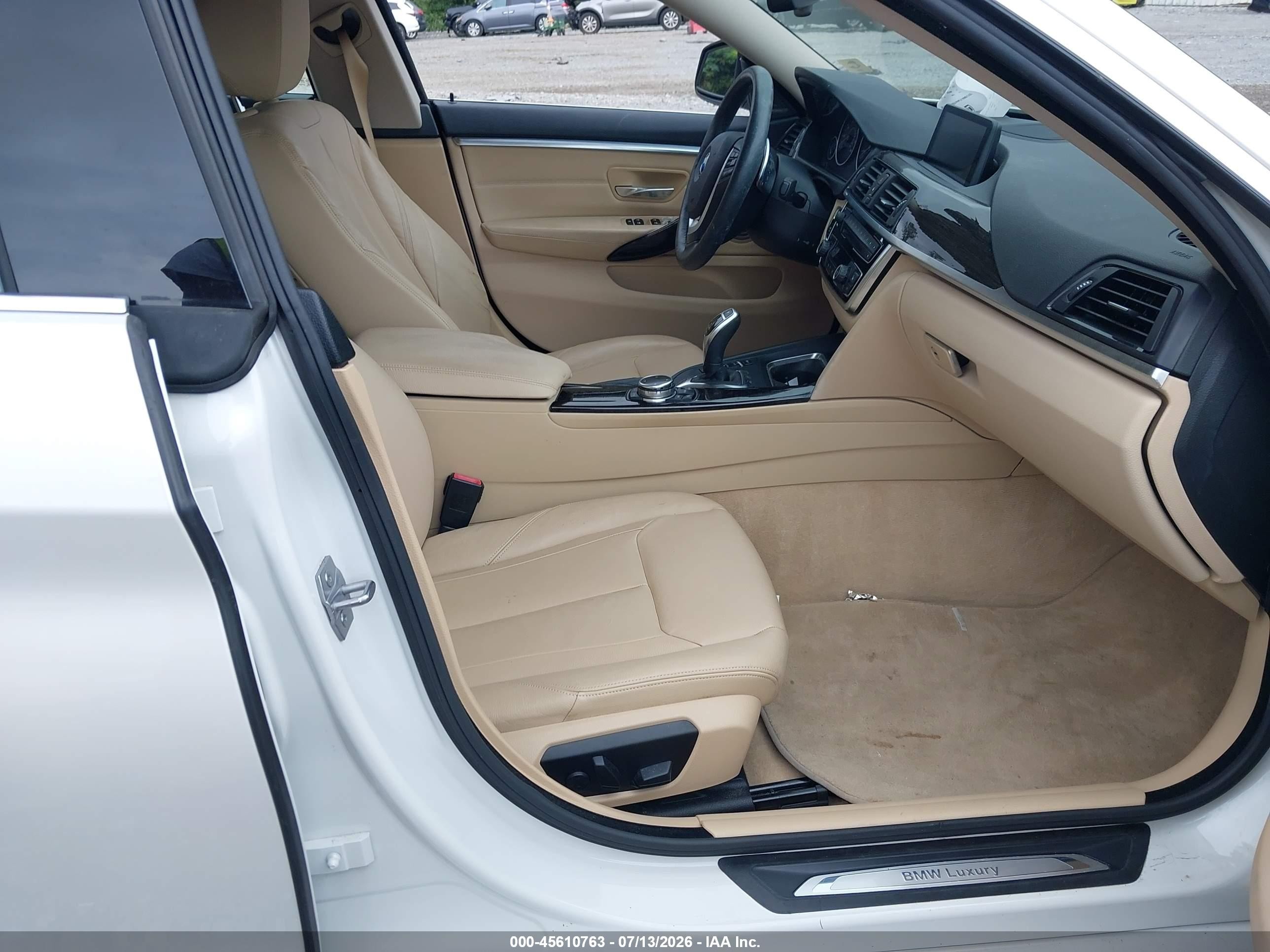 2015 Bmw 428 Gran Coupe   White vin: WBA4A5C51FD410047