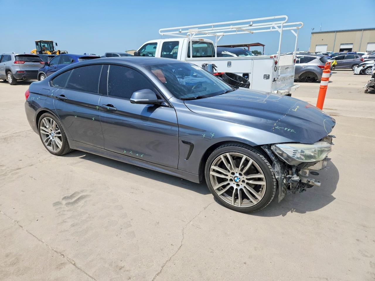 2015 Bmw 428 I Gran Coupe Charcoal vin: WBA4A5C52FD410543