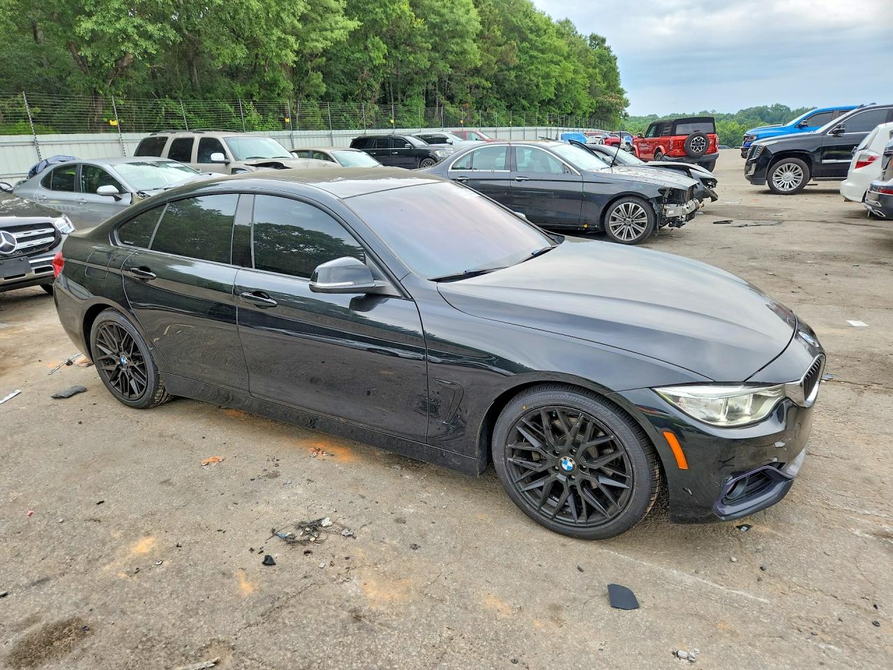 2015 Bmw 428 I Gran Coupe Black vin: WBA4A5C52FGK15735