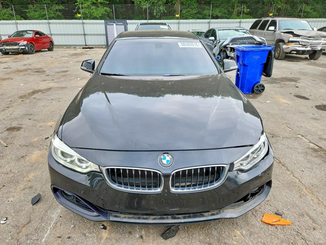 2015 Bmw 428 I Gran Coupe Black vin: WBA4A5C52FGK15735