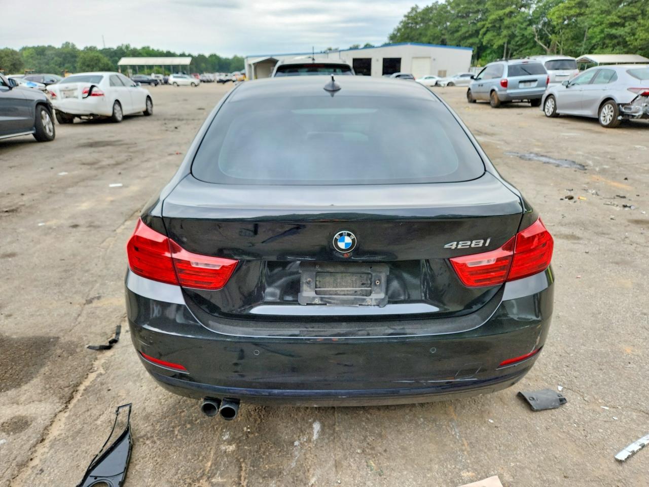 2015 Bmw 428 I Gran Coupe Black vin: WBA4A5C52FGK15735
