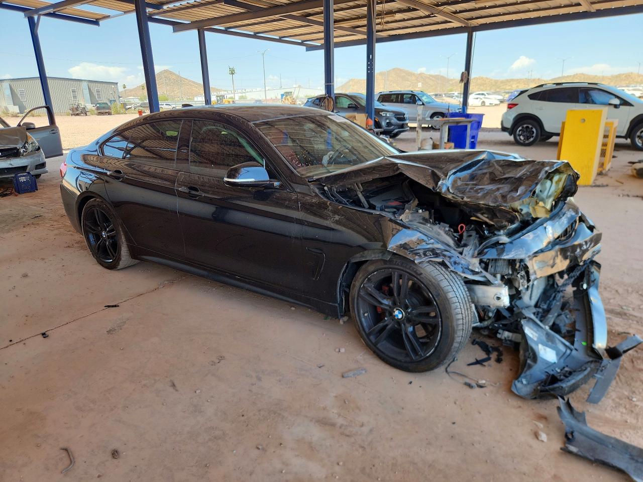 2015 Bmw 428 I Gran Coupe Black vin: WBA4A5C53FGK15887