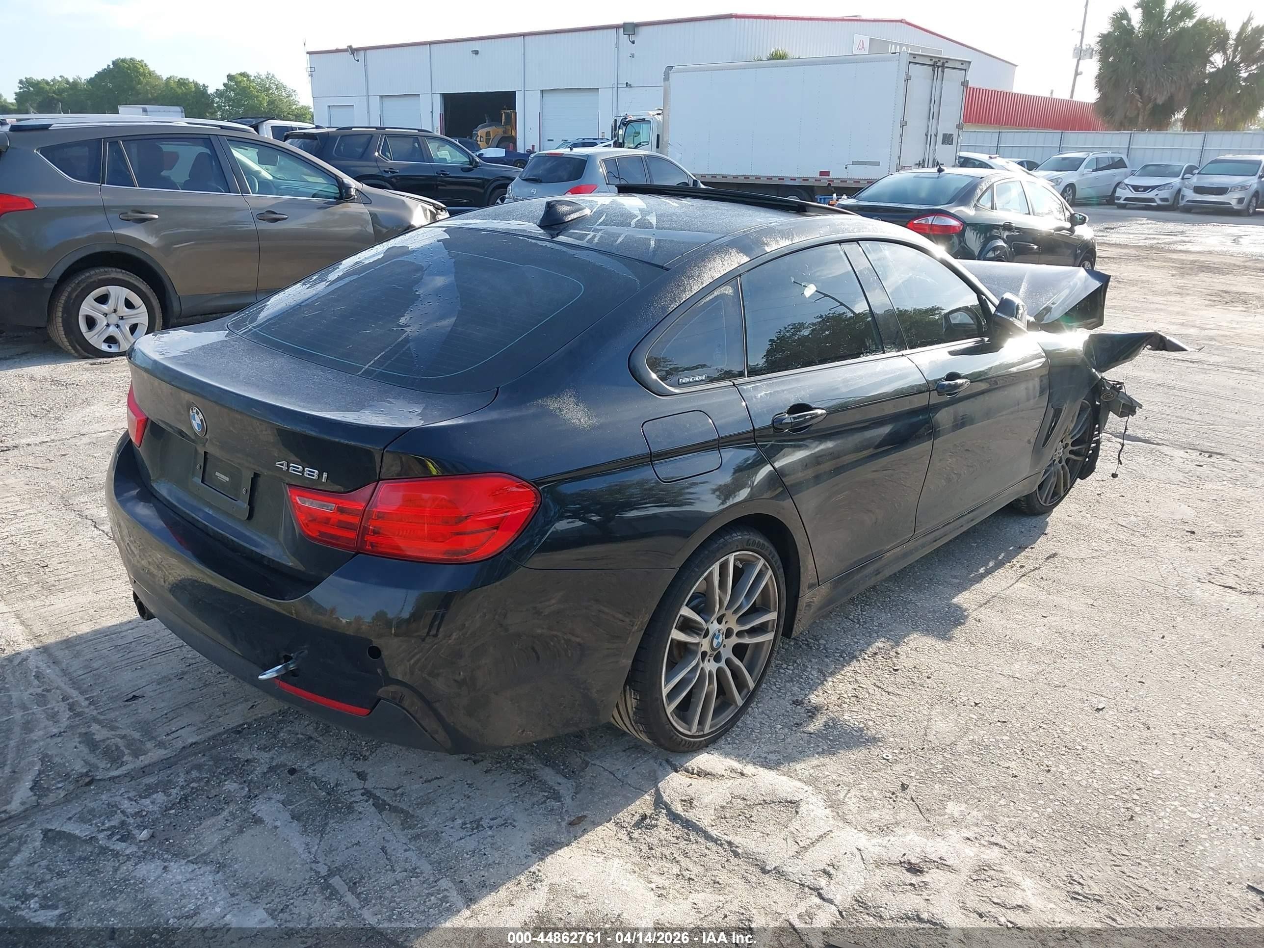2015 Bmw 428 Gran Coupe   Black vin: WBA4A5C55FG052238