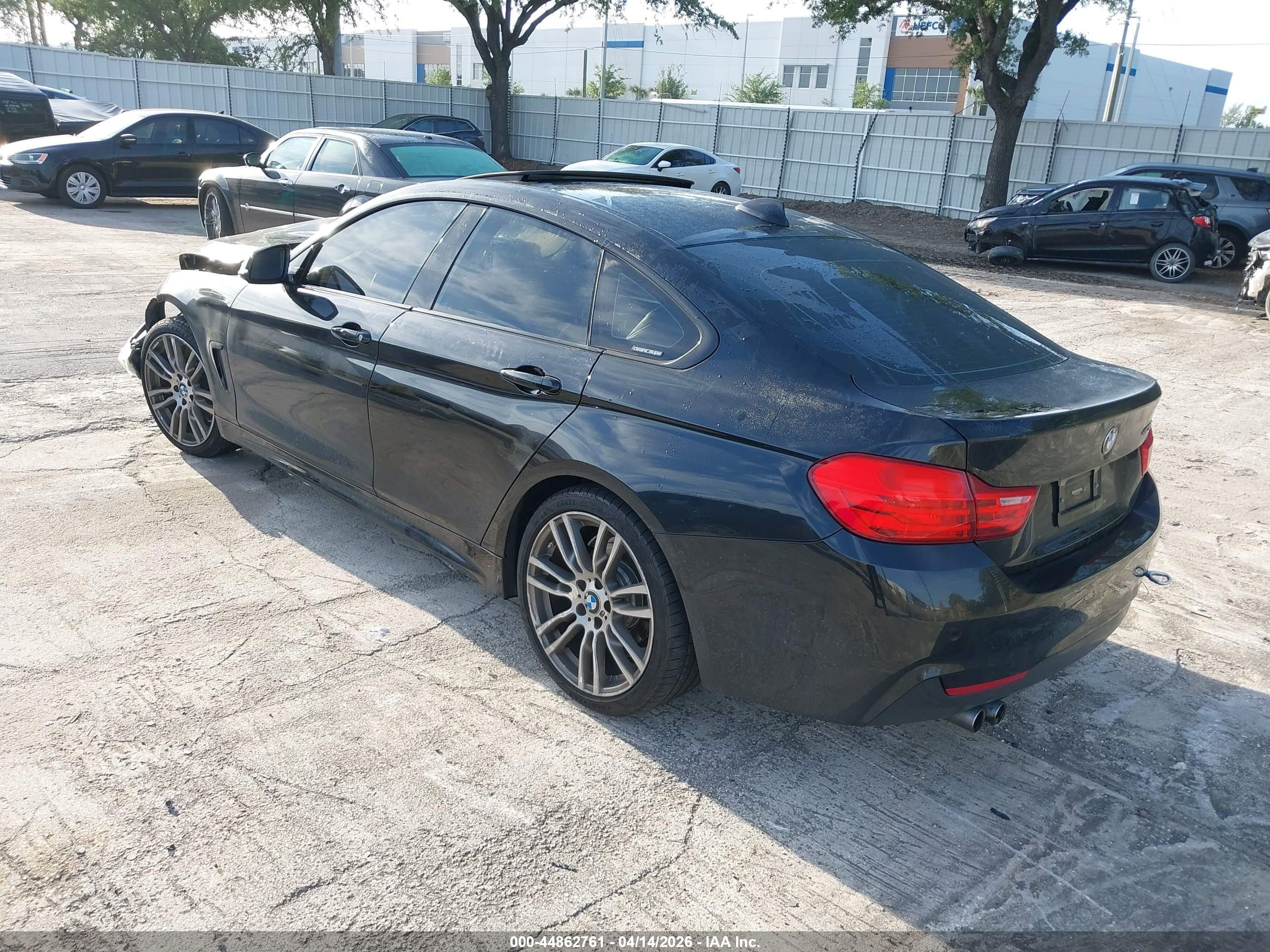 2015 Bmw 428 Gran Coupe   Black vin: WBA4A5C55FG052238