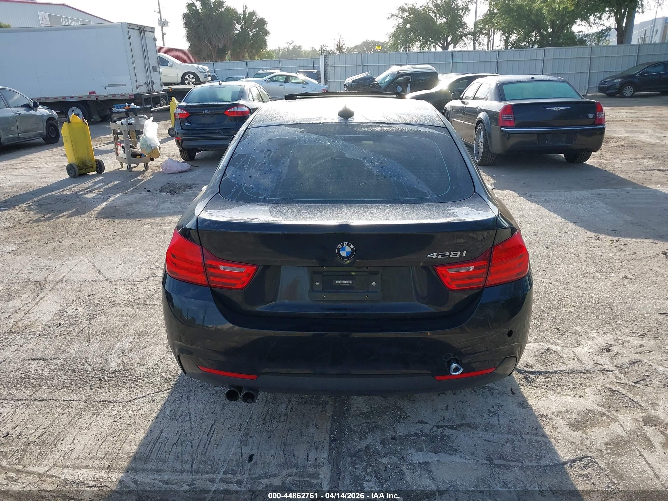 2015 Bmw 428 Gran Coupe   Black vin: WBA4A5C55FG052238
