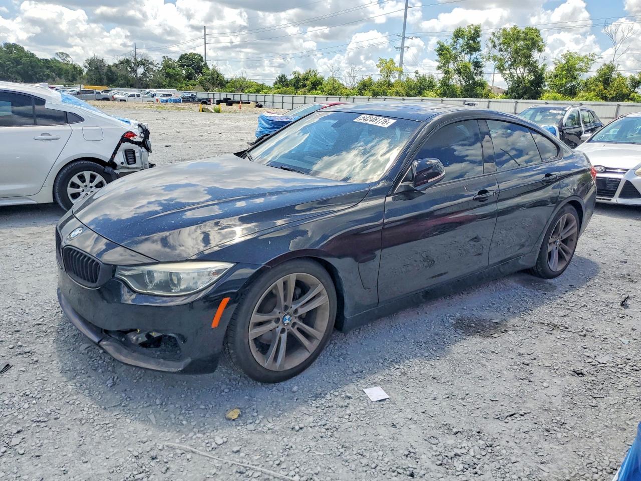 2015 Bmw 428 I Gran Coupe Black vin: WBA4A5C55FGK16121