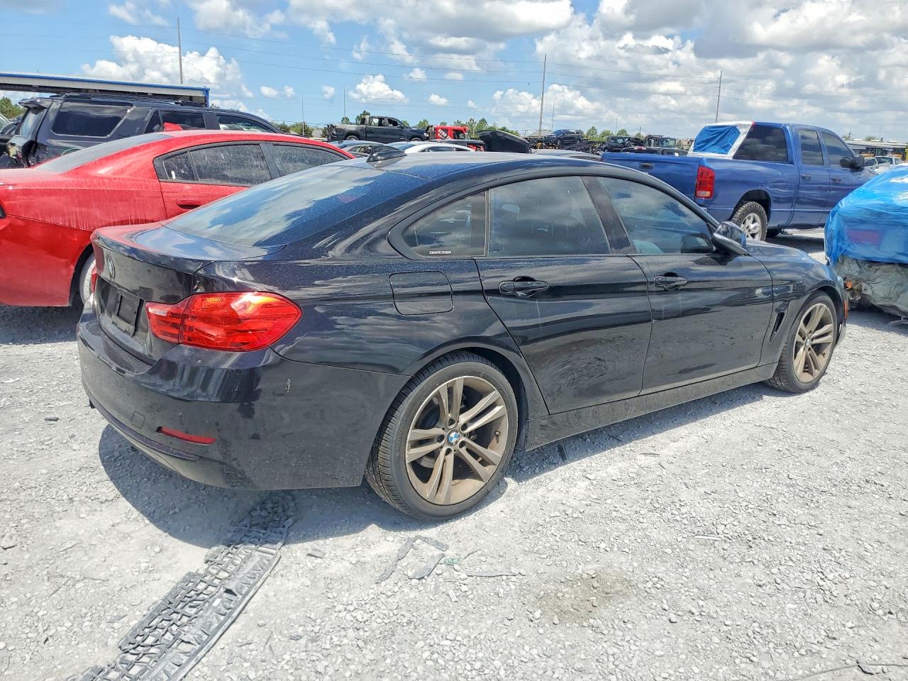 2015 Bmw 428 I Gran Coupe Black vin: WBA4A5C55FGK16121
