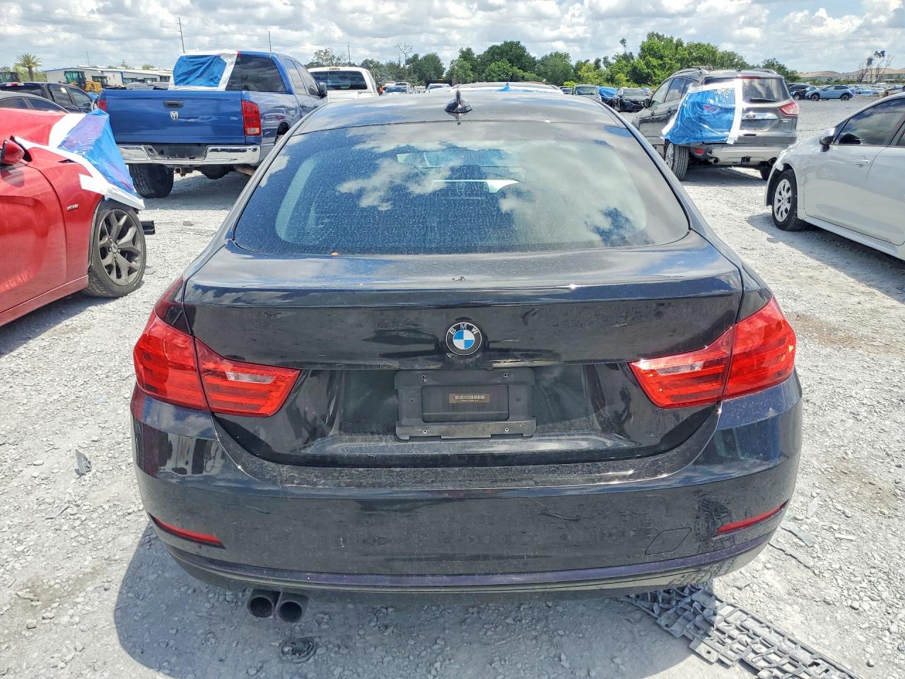 2015 Bmw 428 I Gran Coupe Black vin: WBA4A5C55FGK16121