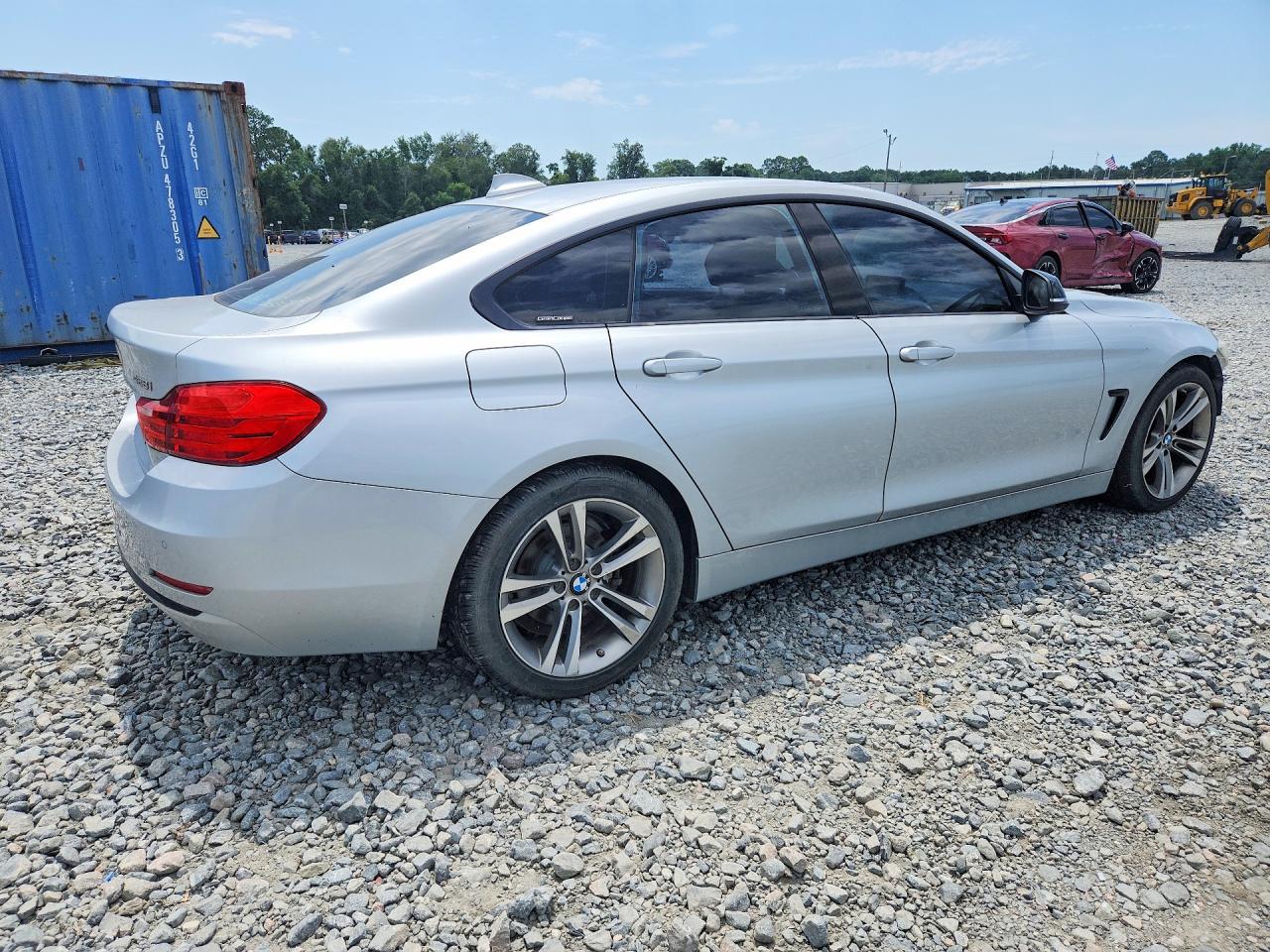 2015 Bmw 428 I Gran Coupe Silver vin: WBA4A5C56FD410786
