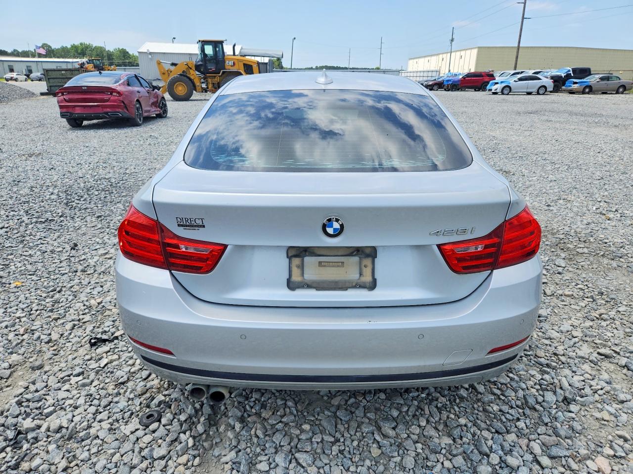 2015 Bmw 428 I Gran Coupe Silver vin: WBA4A5C56FD410786
