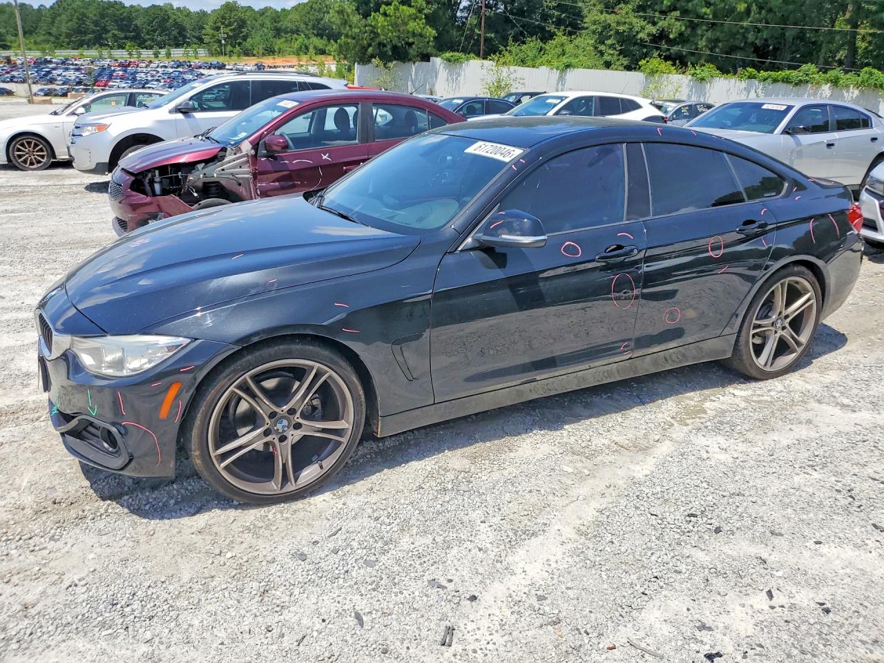 2015 Bmw 428 I Gran Coupe Black vin: WBA4A5C58FG052055